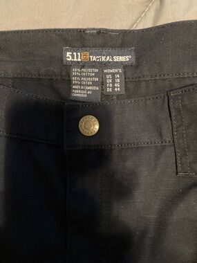 5.11 Tactical Women's Black Cargo Shorts